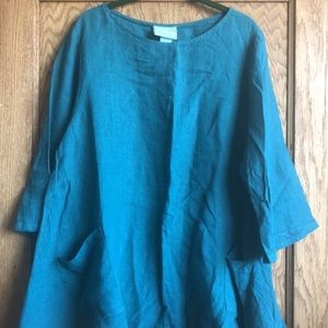 La Fixsun Linen Swing Trapèze Top